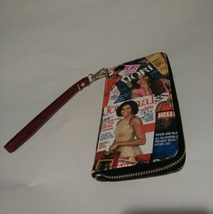 Michelle Obama Red Wristlet Wallet